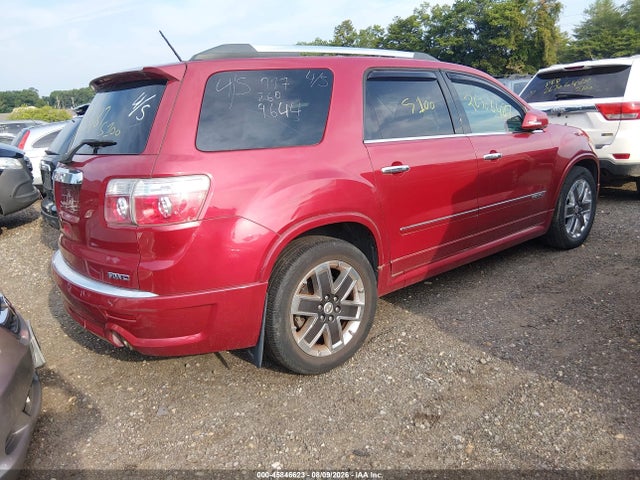 2012 Gmc Acadia Denali მანქანა იყიდება აუქციონზე, vin: 1GKKVTEDXCJ354246, აუქციონის ნომერი: 45846623