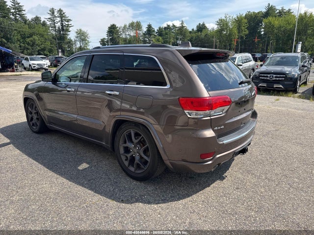 Продажа на аукционе авто 2017 Jeep Grand Cherokee Overland, vin: 1C4RJFCG4HC778490, номер лота: 45846696