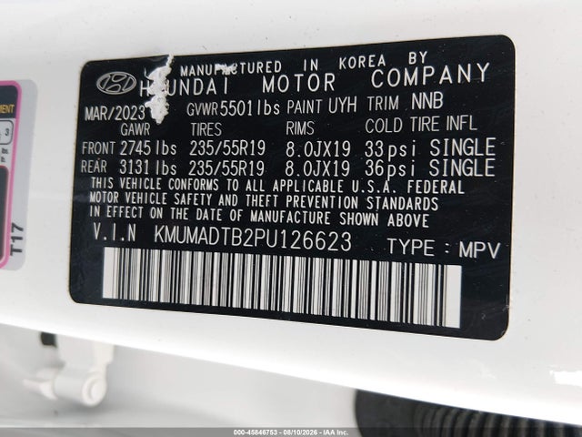 Продаж на аукціоні авто 2023 Genesis Gv70 2.5t Awd, vin: KMUMADTB2PU126623, номер лоту: 45846753