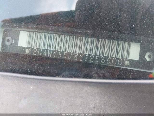 Продажа на аукционе авто 2000 Buick Century Limited, vin: 2G4WY55J8Y1253600, номер лота: 45846758