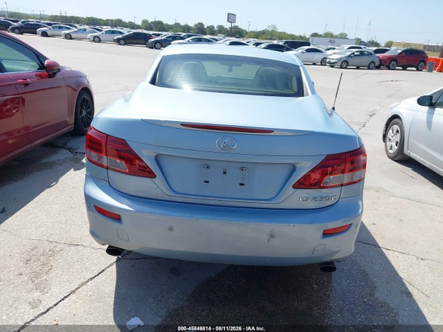 2010 Lexus Is 250c მანქანა იყიდება აუქციონზე, vin: JTHFF2C27A2512411, აუქციონის ნომერი: 45846814