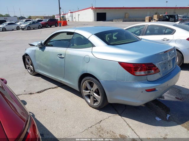 2010 Lexus Is 250c მანქანა იყიდება აუქციონზე, vin: JTHFF2C27A2512411, აუქციონის ნომერი: 45846814