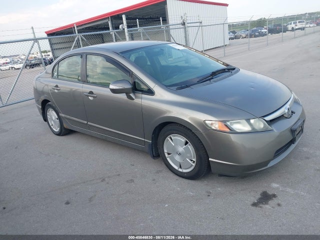 45846830 :رقم المزاد ، JHMFA36227S028610 vin ، 2007 Honda Civic Hybrid مزاد بيع