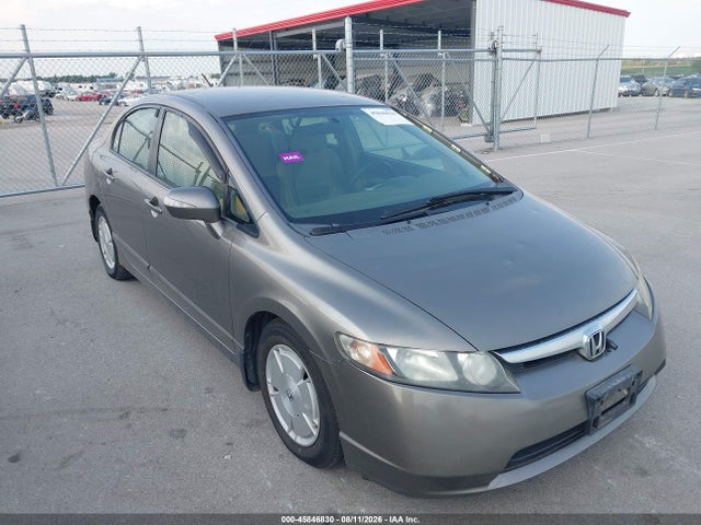 45846830 :رقم المزاد ، JHMFA36227S028610 vin ، 2007 Honda Civic Hybrid مزاد بيع