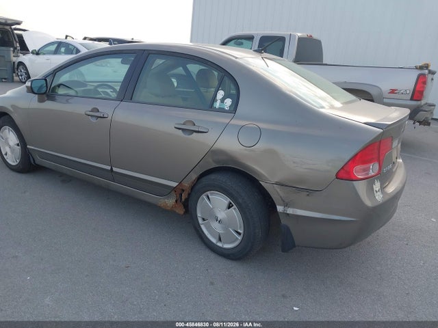 45846830 :رقم المزاد ، JHMFA36227S028610 vin ، 2007 Honda Civic Hybrid مزاد بيع