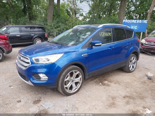 2017 Ford Escape Titanium მანქანა იყიდება აუქციონზე, vin: 1FMCU9J93HUA49468, აუქციონის ნომერი: 45846836