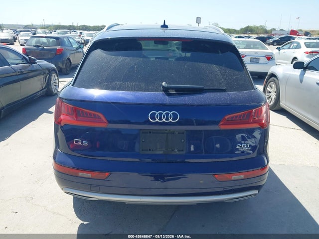 2018 Audi Q5 2.0t Premium/2.0t Tech Premium მანქანა იყიდება აუქციონზე, vin: WA1CNBFY6J2032488, აუქციონის ნომერი: 45846847