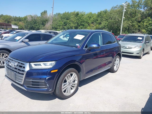 2018 Audi Q5 2.0t Premium/2.0t Tech Premium მანქანა იყიდება აუქციონზე, vin: WA1CNBFY6J2032488, აუქციონის ნომერი: 45846847