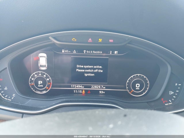 2018 Audi Q5 2.0t Premium/2.0t Tech Premium მანქანა იყიდება აუქციონზე, vin: WA1CNBFY6J2032488, აუქციონის ნომერი: 45846847