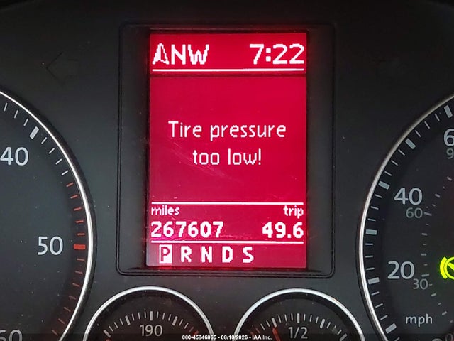 2009 Volkswagen Jetta Tdi მანქანა იყიდება აუქციონზე, vin: 3VWAL71KX9M079740, აუქციონის ნომერი: 45846865