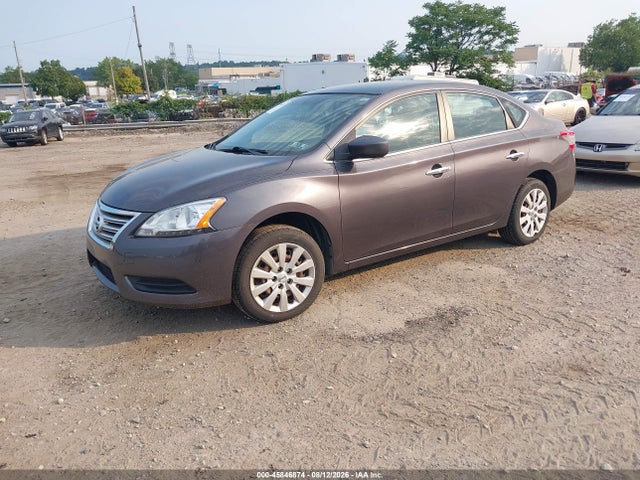 2014 Nissan Sentra S მანქანა იყიდება აუქციონზე, vin: 3N1AB7APXEL627238, აუქციონის ნომერი: 45846874