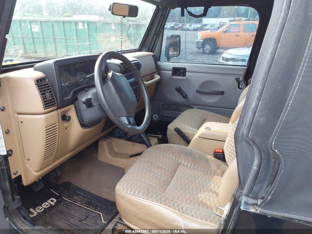 45847067 :رقم المزاد ، 1J4FA29P7YP774519 vin ، 2000 Jeep Wrangler Se مزاد بيع