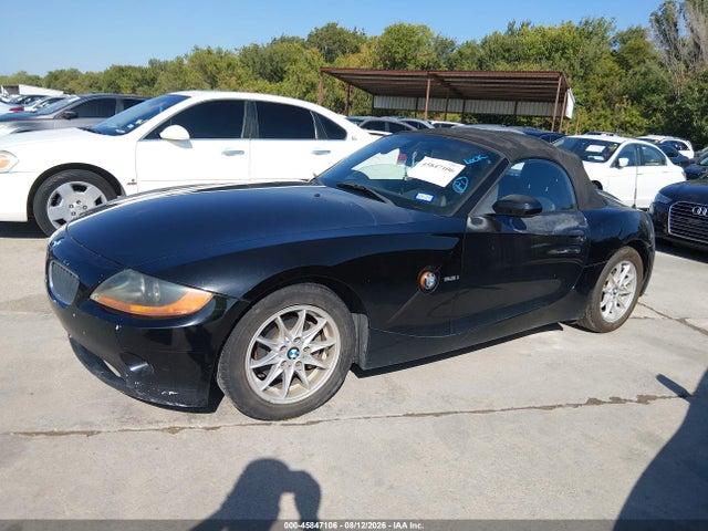 Продаж на аукціоні авто 2004 Bmw Z4 2.5i, vin: 4USBT33514LS52475, номер лоту: 45847106