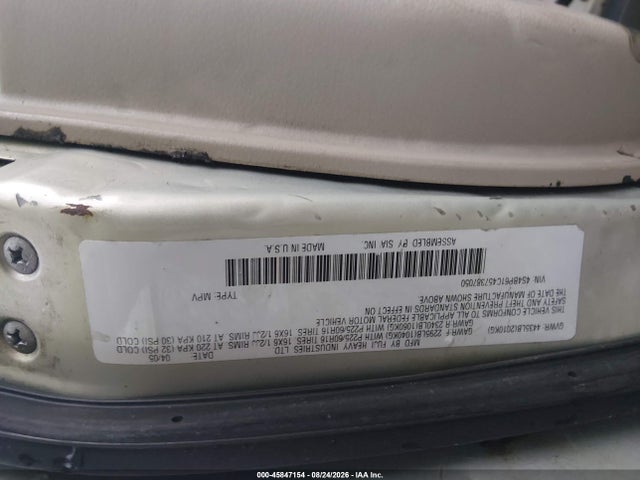 45847154 :رقم المزاد ، 4S4BP61C457387050 vin ، 2005 Subaru Outback 2.5i مزاد بيع