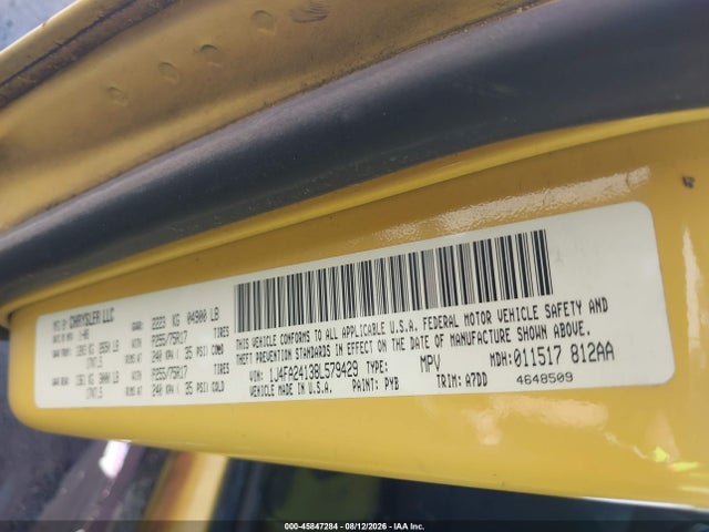 Aukcja sprzedaży 2008 Jeep Wrangler X, vin: 1J4FA24138L579429, numer aukcji: 45847284