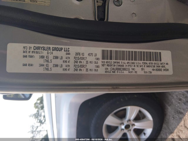 Продажа на аукционе авто 2014 Jeep Patriot Sport, vin: 1C4NJRBB8ED886316, номер лота: 45847286
