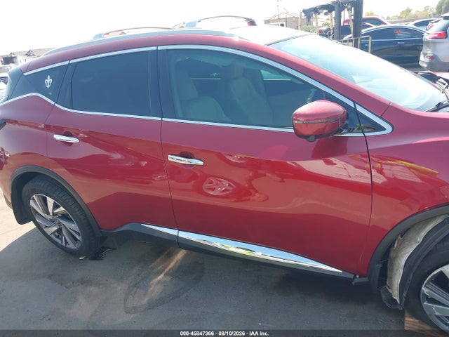 Aukcja sprzedaży 2019 Nissan Murano Sl, vin: 5N1AZ2MJ6KN143335, numer aukcji: 45847366