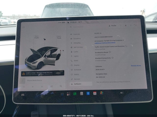 Aukcja sprzedaży 2021 Tesla Model Y Long Range Dual Motor All-wheel Drive, vin: 5YJYGDEE9MF212364, numer aukcji: 45847371