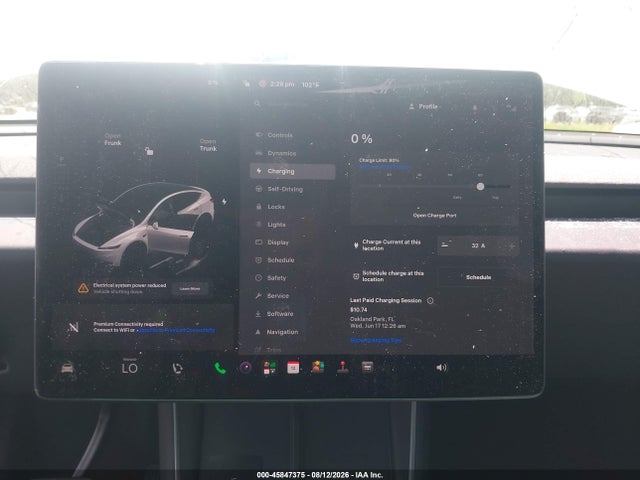 45847375 :رقم المزاد ، 7SAYGDEE9TA640997 vin ، 2026 Tesla Model Y All-wheel Drive/long Range Launch Series/premium All-wheel Drive مزاد بيع