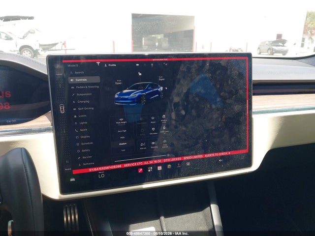 Продаж на аукціоні авто 2021 Tesla Model S Long Range Dual Motor All-wheel Drive, vin: 5YJSA1E52MF428398, номер лоту: 45847380