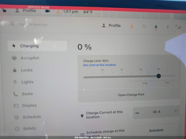 45847383 :رقم المزاد ، 5YJ3E1EA9JF023916 vin ، 2018 Tesla Model 3 Long Range/mid Range مزاد بيع