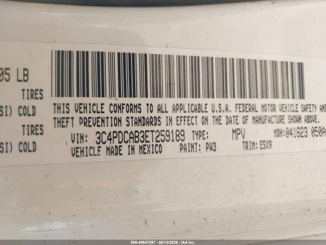 Dodge Journey American Value Pkg 2014 3C4PDCAB3ET259189 Image 9
