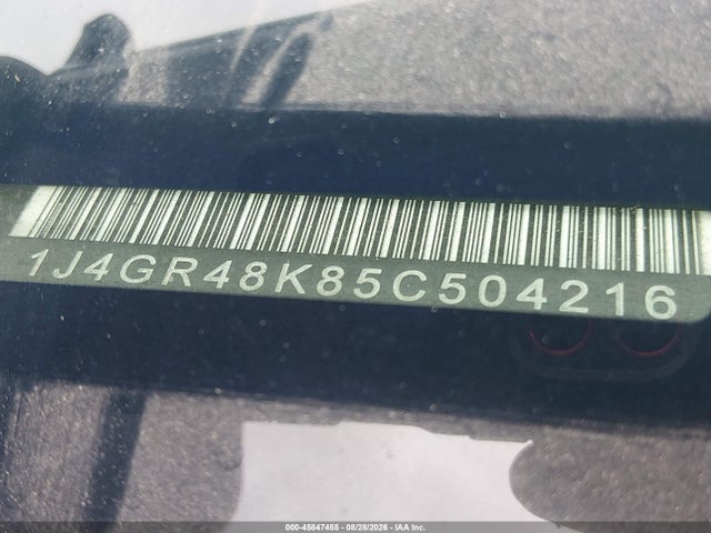 45847455 :رقم المزاد ، 1J4GR48K85C504216 vin ، 2005 Jeep Grand Cherokee Laredo مزاد بيع