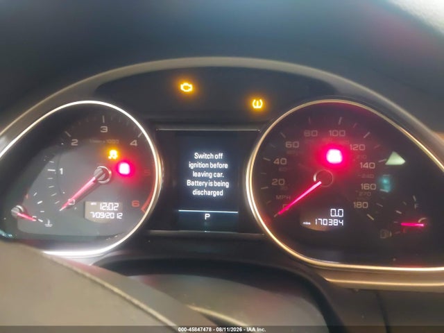 45847478 :رقم المزاد ، WA1VMAFEXDD012247 vin ، 2013 Audi Q7 3.0 Tdi Premium مزاد بيع