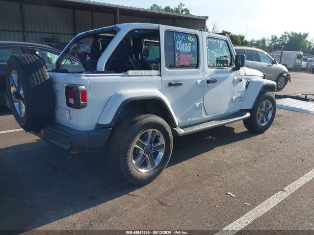 Aukcja sprzedaży 2022 Jeep Wrangler Unlimited Sahara 4x4, vin: 1C4HJXENXNW187569, numer aukcji: 45847549