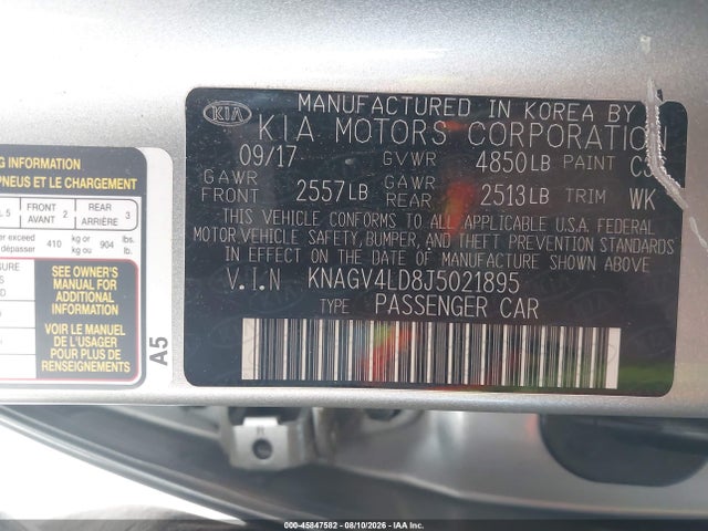 KIA Optima Plug-in Hybrid Ex 2018 KNAGV4LD8J5021895 Image 9