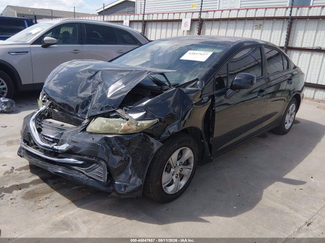 45847657 :رقم المزاد ، 19XFB2F56DE219447 vin ، 2013 Honda Civic Lx مزاد بيع