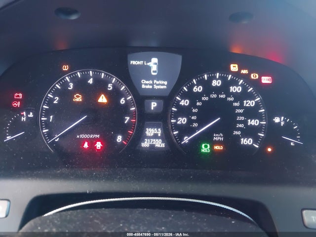 2008 Lexus Ls 460 მანქანა იყიდება აუქციონზე, vin: JTHBL46F685071736, აუქციონის ნომერი: 45847690
