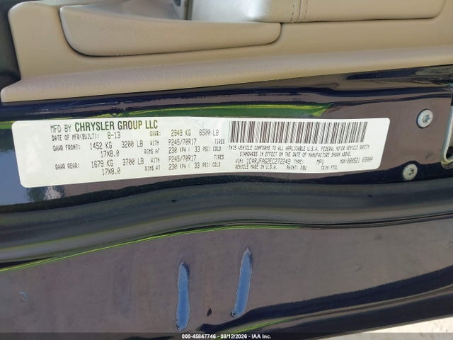 Продаж на аукціоні авто 2014 Jeep Grand Cherokee Laredo, vin: 1C4RJFAG2EC272249, номер лоту: 45847746