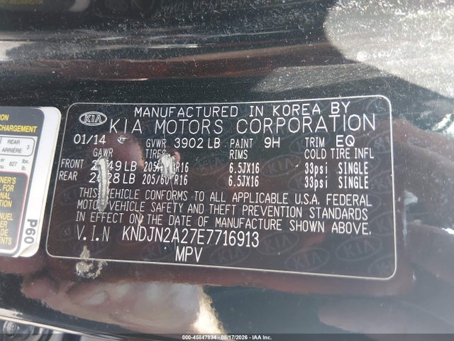 KIA Soul 2014 KNDJN2A27E7716913 Image 9