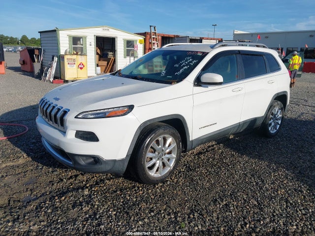 2015 Jeep Cherokee Limited მანქანა იყიდება აუქციონზე, vin: 1C4PJLDB0FW701796, აუქციონის ნომერი: 45847947