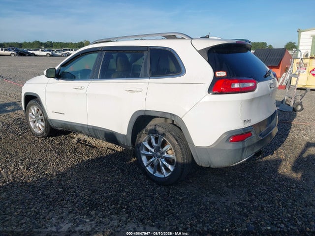2015 Jeep Cherokee Limited მანქანა იყიდება აუქციონზე, vin: 1C4PJLDB0FW701796, აუქციონის ნომერი: 45847947