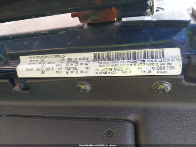 Aukcja sprzedaży 2001 Jeep Wrangler Sport, vin: 1J4FA49S61P345751, numer aukcji: 45848026