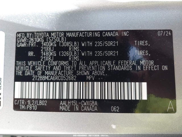 Lexus Rx 350h Premium Plus 2024 2T2BBMCA6RC052682 Image 9