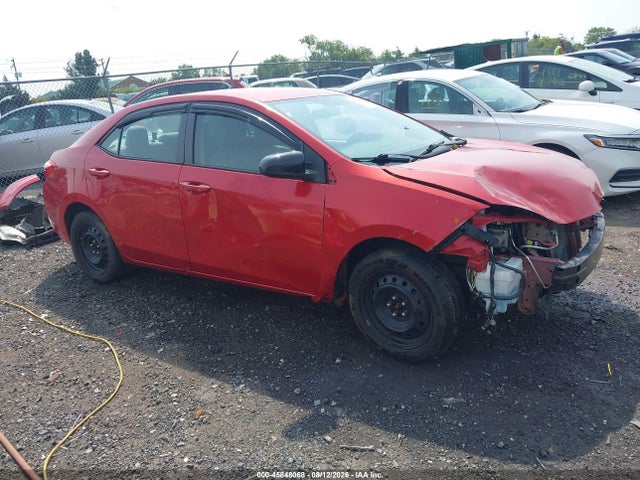 45848068 :رقم المزاد ، 5YFBURHEXGP476077 vin ، 2016 Toyota Corolla Le مزاد بيع