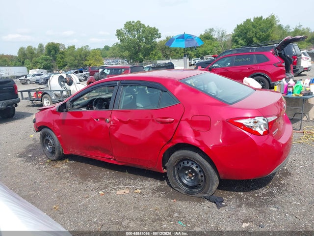 45848068 :رقم المزاد ، 5YFBURHEXGP476077 vin ، 2016 Toyota Corolla Le مزاد بيع