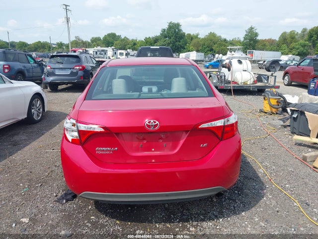 45848068 :رقم المزاد ، 5YFBURHEXGP476077 vin ، 2016 Toyota Corolla Le مزاد بيع