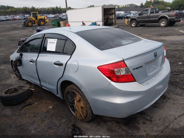 Продаж на аукціоні авто 2012 Honda Civic Lx, vin: 19XFB2F53CE330987, номер лоту: 45848094