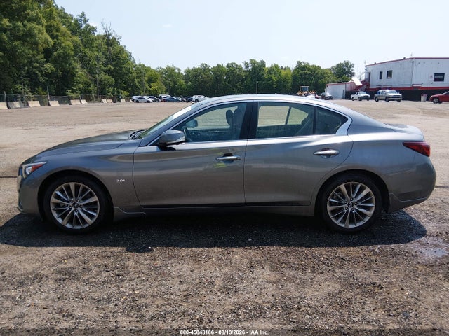 2019 Infiniti Q50 3.0t Luxe მანქანა იყიდება აუქციონზე, vin: JN1EV7AR1KM591855, აუქციონის ნომერი: 45848166