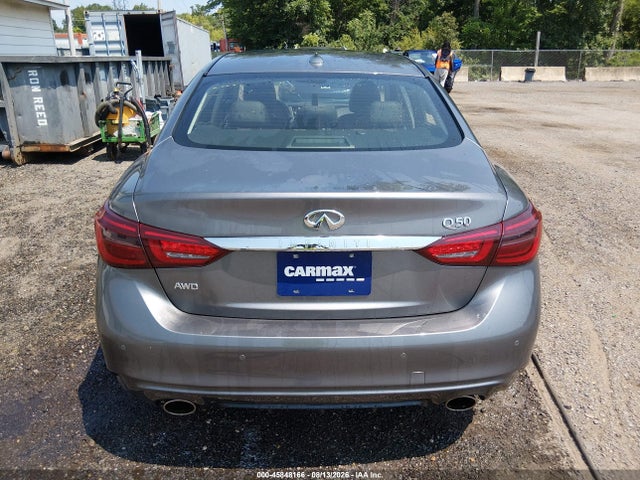 2019 Infiniti Q50 3.0t Luxe მანქანა იყიდება აუქციონზე, vin: JN1EV7AR1KM591855, აუქციონის ნომერი: 45848166