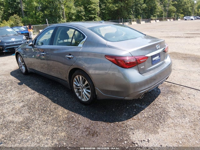 2019 Infiniti Q50 3.0t Luxe მანქანა იყიდება აუქციონზე, vin: JN1EV7AR1KM591855, აუქციონის ნომერი: 45848166