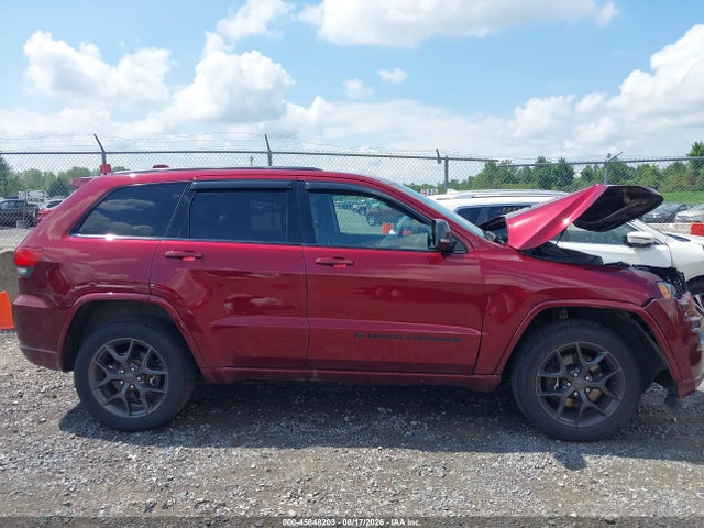 2021 Jeep Grand Cherokee 80th Anniversary 4x4 მანქანა იყიდება აუქციონზე, vin: 1C4RJFBG3MC798922, აუქციონის ნომერი: 45848203