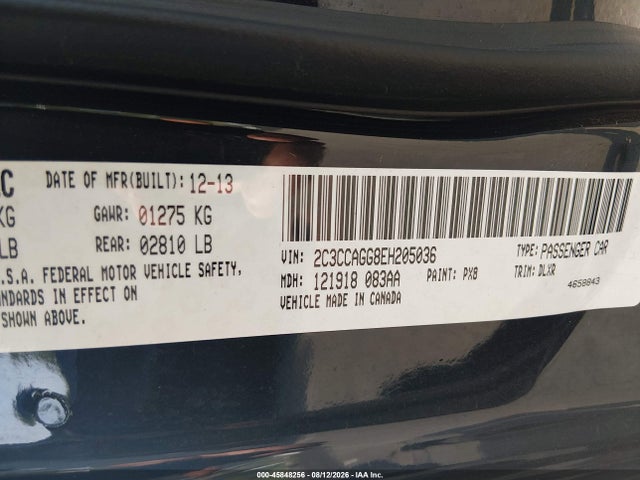 2014 Chrysler 300 300s მანქანა იყიდება აუქციონზე, vin: 2C3CCAGG8EH205036, აუქციონის ნომერი: 45848256