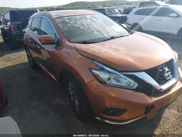 2015 Nissan Murano Platinum/s/sl/sv მანქანა იყიდება აუქციონზე, vin: 5N1AZ2MH1FN285563, აუქციონის ნომერი: 45848372