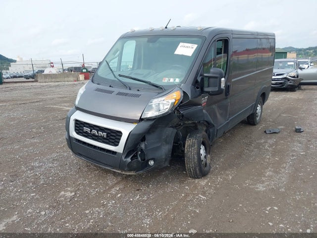 2021 Ram Promaster 2500 Low Roof 136 Wb მანქანა იყიდება აუქციონზე, vin: 3C6LRVVG6ME573981, აუქციონის ნომერი: 45848538