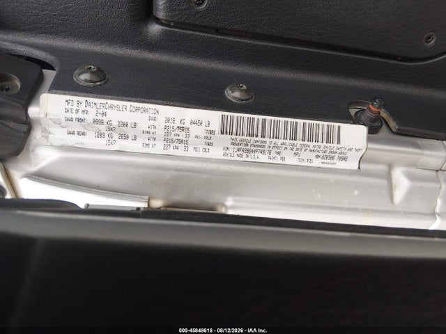 45848618 :رقم المزاد ، 1J4FA39S44P749176 vin ، 2004 Jeep Wrangler X مزاد بيع